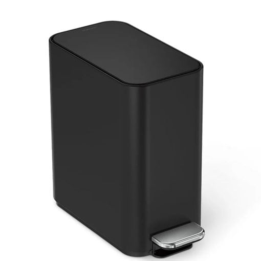 Simplehuman Slim Pedal Bin 5L Matte Black