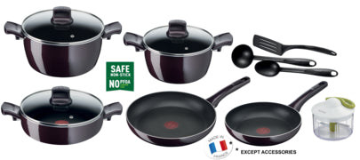 Tefal G6 Resist Intense Cookware Set 12PC with Chopper
