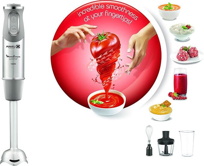 Moulinex Hand Blender Stick Mixer 20 Speed with Accessories