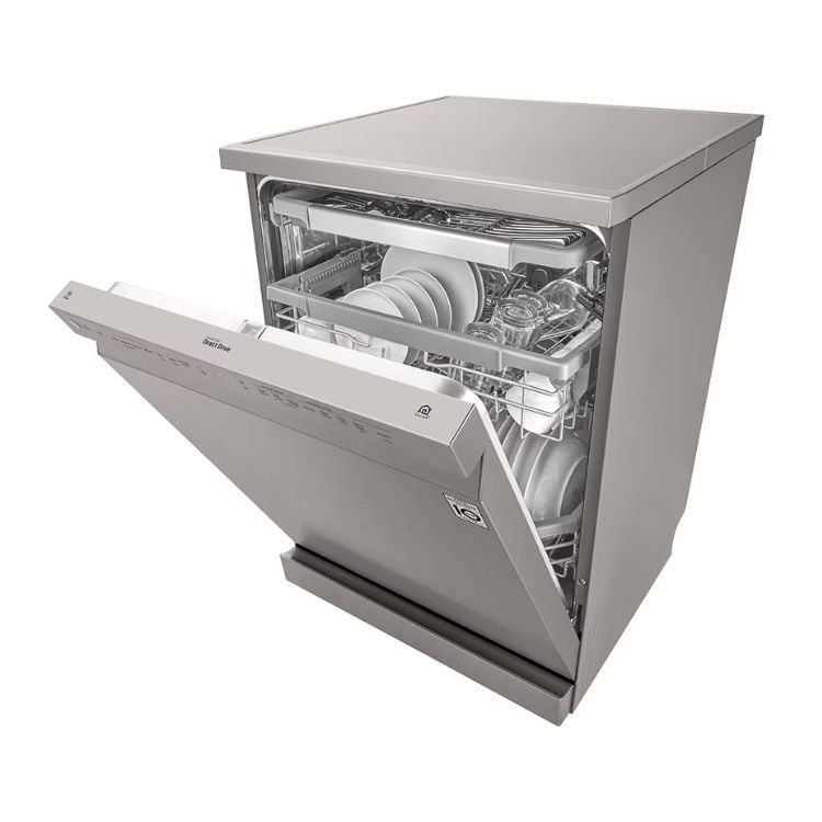 LG QuadWash Dishwasher 44dB TrueSteam WiFi Silver