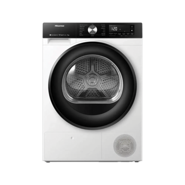 Hisense 9KG Heat Pump Dryer White Steam Refresh
