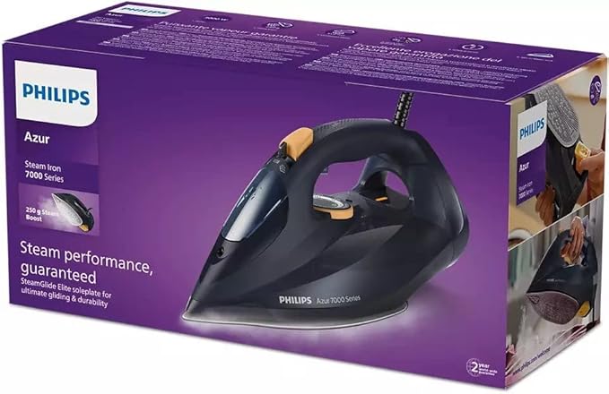 Philips Steam Iron 3000W SteamGlide Elite Auto-Off