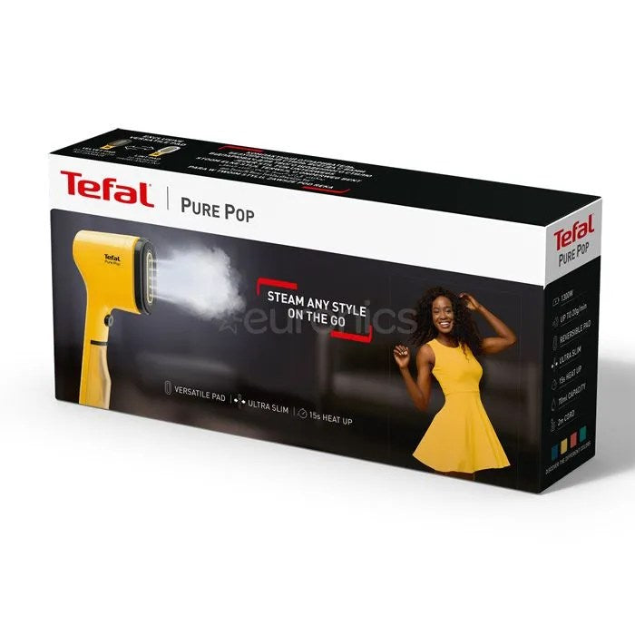 Tefal Pure Pop Handheld Steamer 1300W Yellow