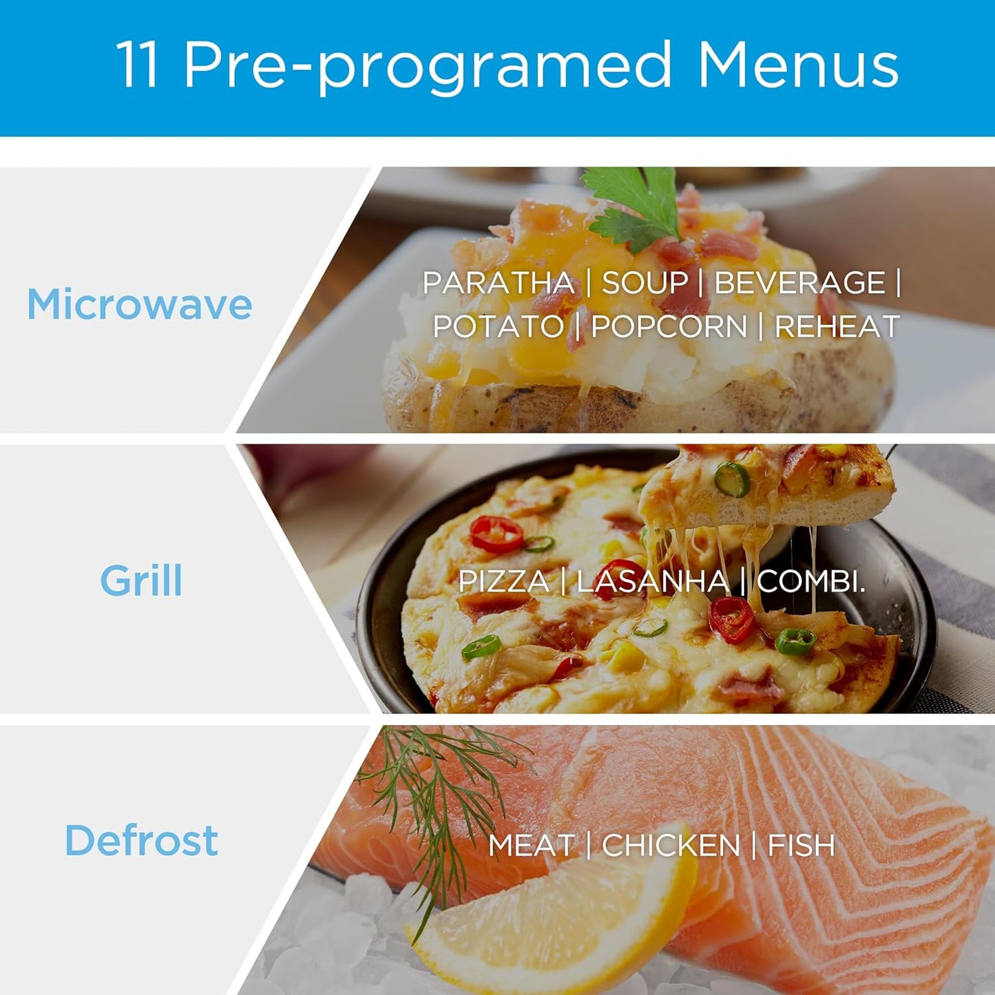 Midea Grill Microwave 29L 900W Silver