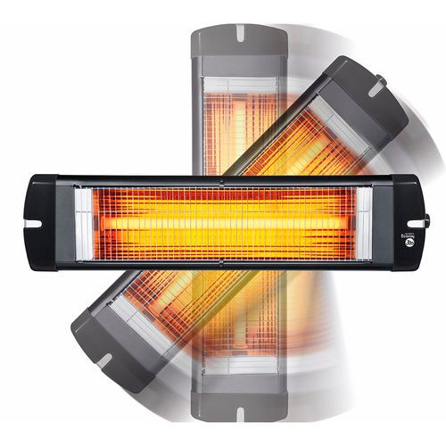Luxell Infrared Heater 2300W 1 Tube Wall Mount IP55