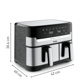 Tefal Dual Easy Fry & Grill 8.3L Air Fryer 2700W