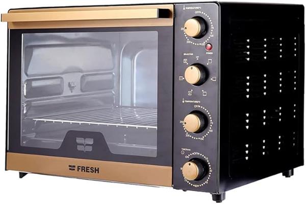Fresh Electric Oven 65L Gold/Black Fan Rotisserie