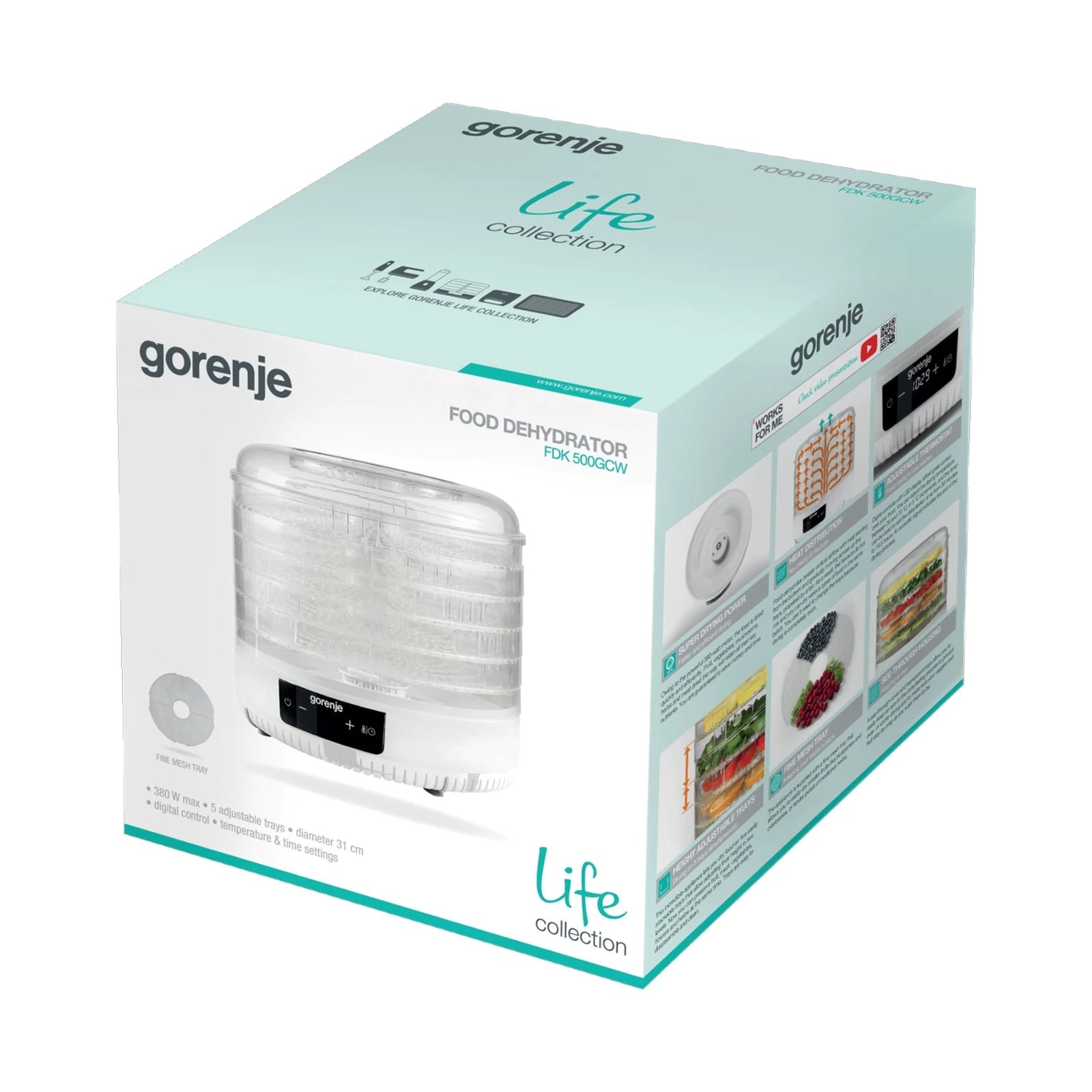 Gorenje Food Dehydrator 5 Layers 380W