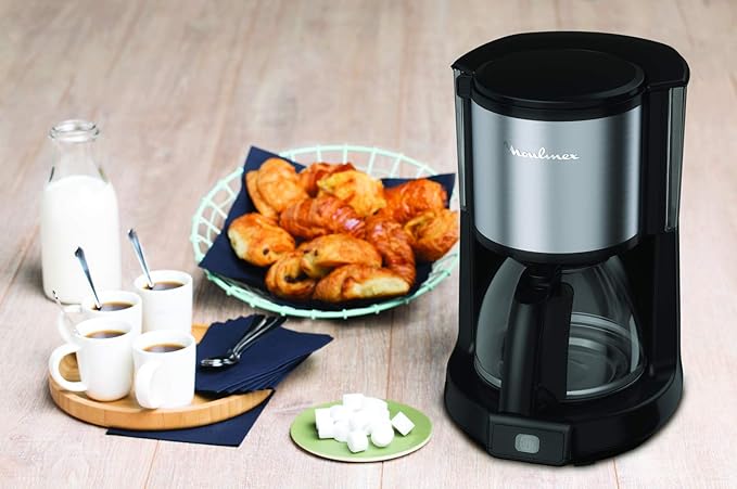 Moulinex Subito Drip Coffee Maker 15 Cups Black/Silver