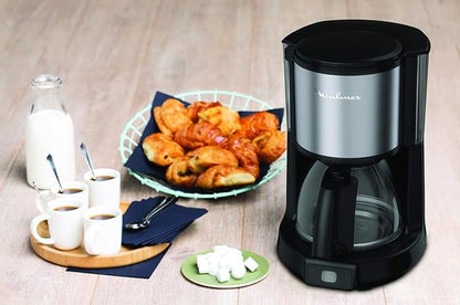 Moulinex Subito Drip Coffee Maker 15 Cups Black/Silver