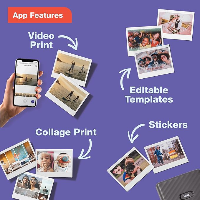 Fujifilm Instax Wide Printer Kit White