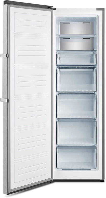 Hisense Upright Freezer 12CFT No Frost Inverter 7 Drawers Silver
