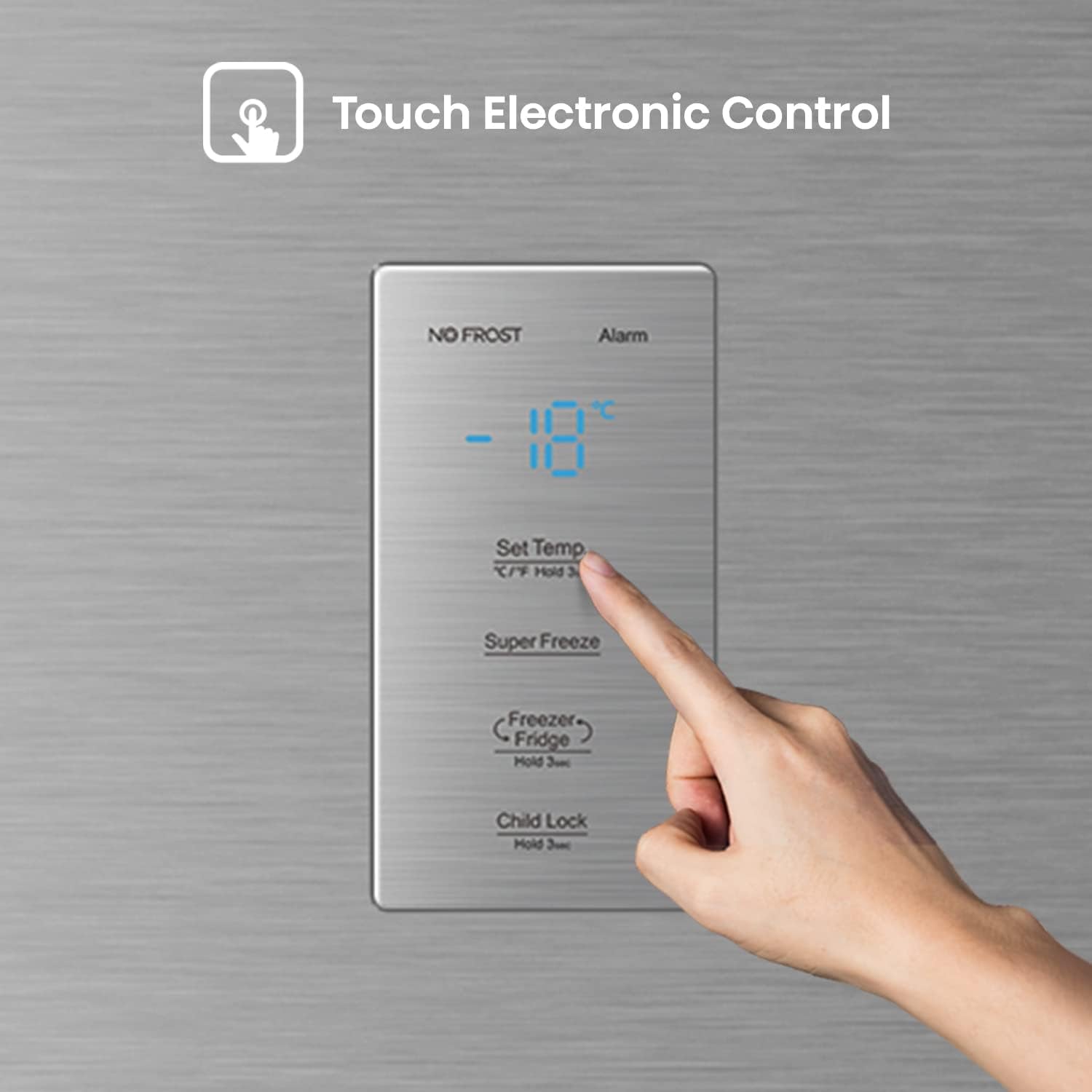 Hisense Upright Freezer 21CFT No Frost Convertible Inverter Right