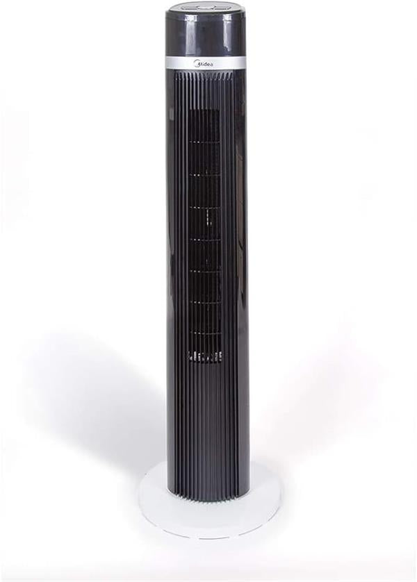 Midea Bladeless Tower Fan 50W Remote 3-Speed