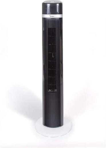 Midea Bladeless Tower Fan 50W Remote 3-Speed