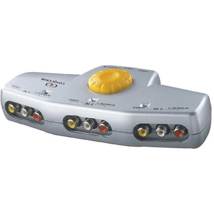Conqueror 3 Way Audio Video Switch Selector RCA