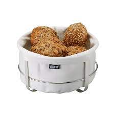 Gefu Brunch Round Bread Basket White