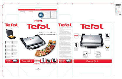 Tefal Inicio Electric Grill 2000W Non-Stick