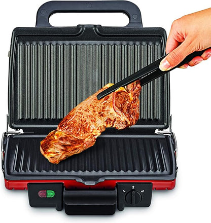 Tefal Ultra Compact Grill 1700W 2-in-1 Red