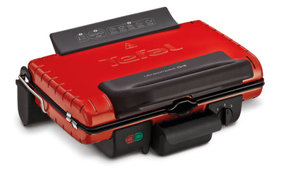 Tefal Ultra Compact Grill 1700W 2-in-1 Red