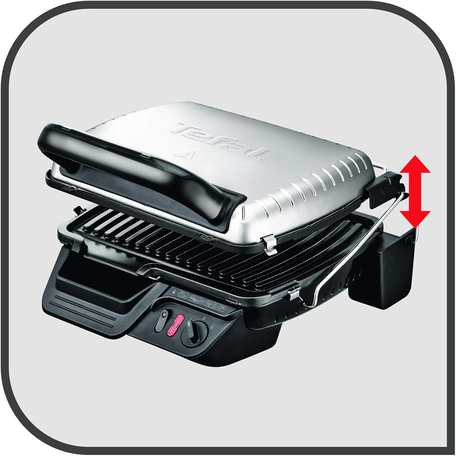 Tefal Ultracompact 600 Contact Grill 2000W 2-in-1
