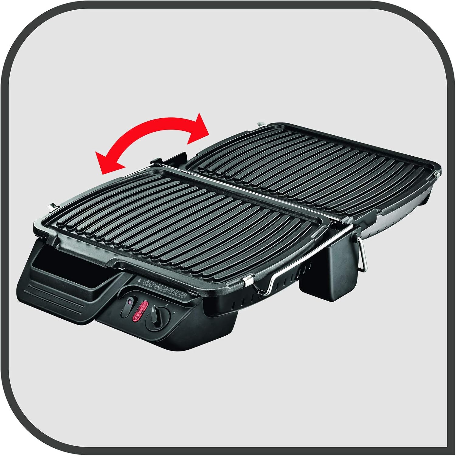 Tefal Ultracompact 600 Contact Grill 2000W 2-in-1