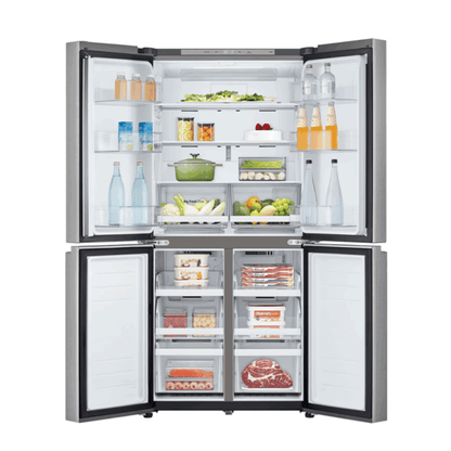 LG 4-Door Refrigerator 24FT Inverter Multi AirFlow Silver
