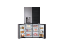 LG 4-Door Refrigerator 33FT InstaView WiFi Black SS