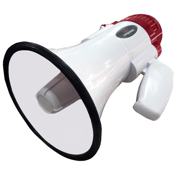 Conqueror Megaphone Speaker 15W Talk Siren Record