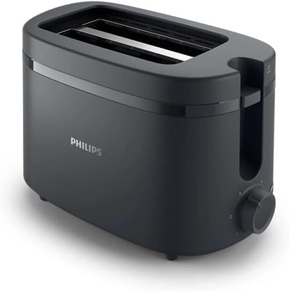 Philips Toaster 2-Slot 650W Bun Warmer Charcoal Gray