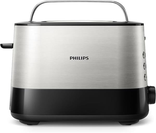 Philips Toaster 950W 2-Slot Extra Wide Bun Rack