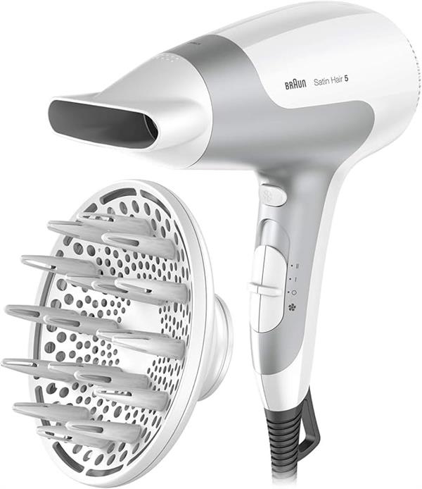 Braun Satin Hair 5 Dryer 2500W Diffuser Ionic
