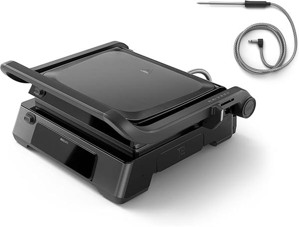 Philips Contact Grill 2200W Digital Thermometer 8 Presets