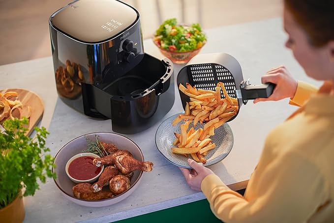 Philips Air Fryer L 4.1L 1400W Analog HomeID App Black