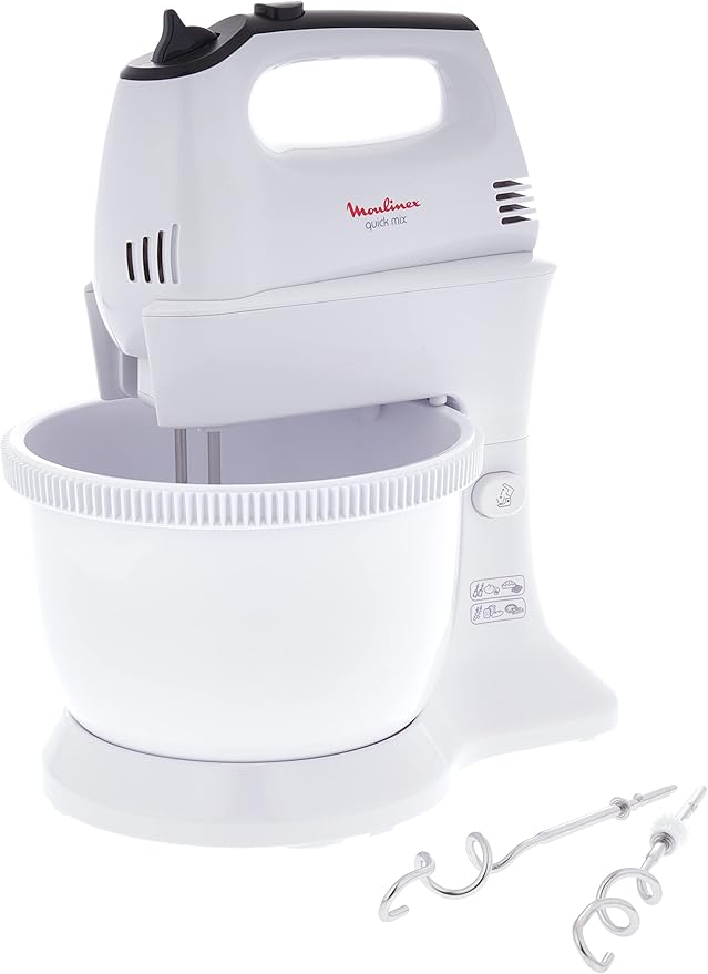Moulinex Hand Mixer with Stand 300W 3.5L Bowl