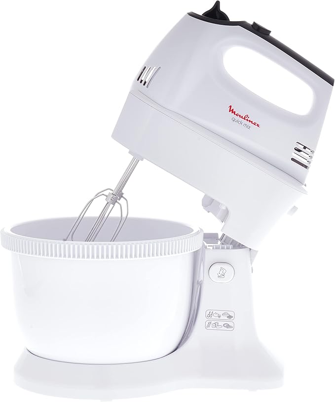 Moulinex Hand Mixer with Stand 300W 3.5L Bowl