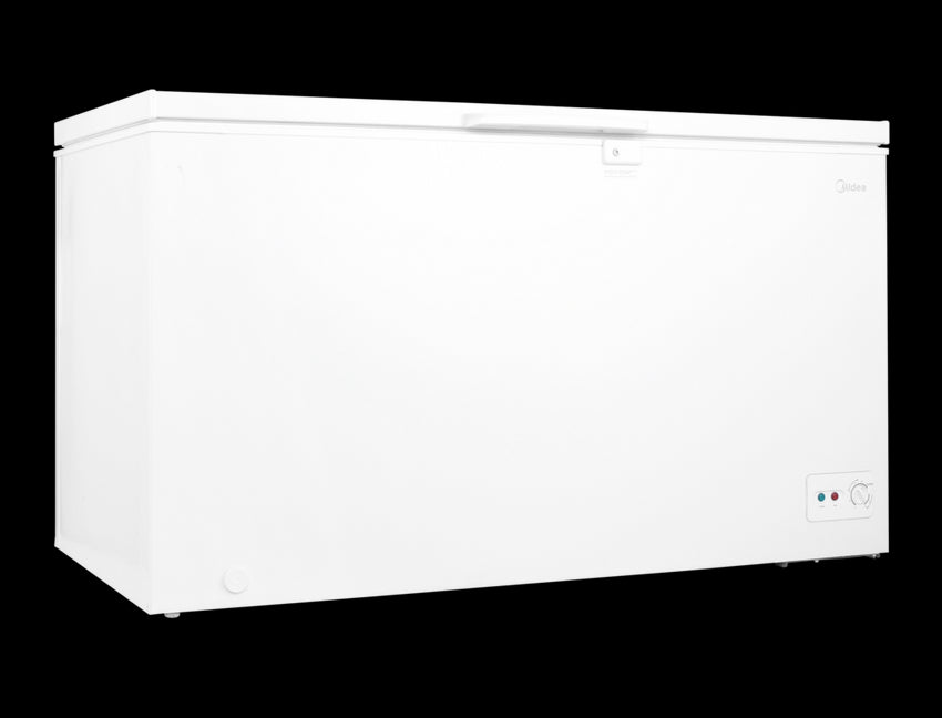 Midea Chest Freezer 418L Defrost Stay-Open Door White
