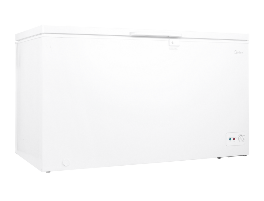 Midea Chest Freezer 418L Defrost Stay-Open Door White