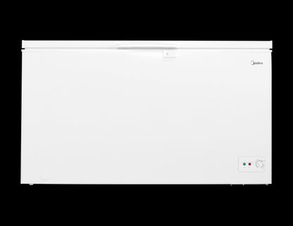 Midea Chest Freezer 418L Defrost Stay-Open Door White