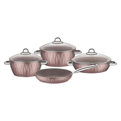 Falez Carnival 7-Piece Cookware Set Rose