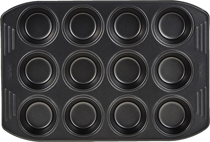 Tefal Easy Grip Muffin Tray 12-Hole Non-Stick