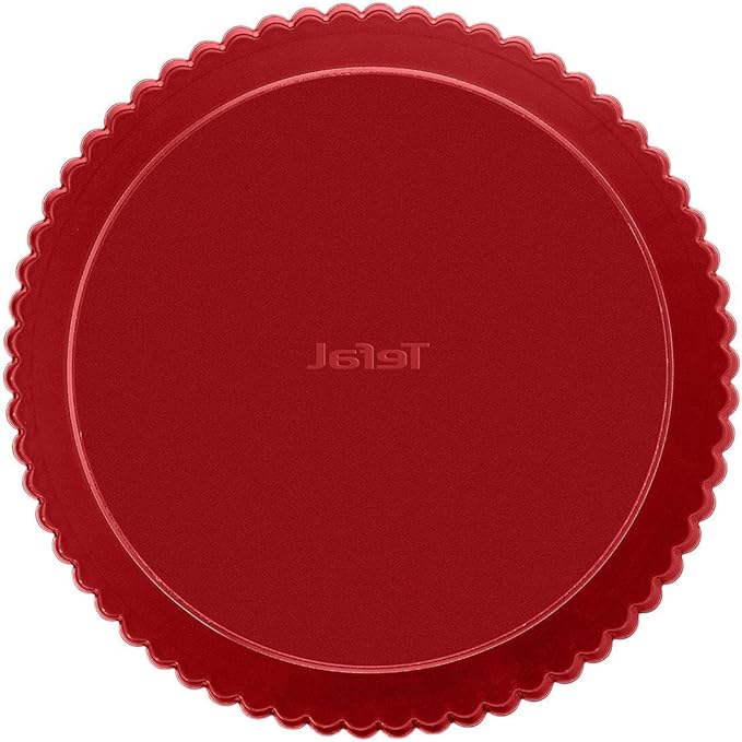 Tefal Delibake Tart Pan 28cm Carbon Steel Serving Base
