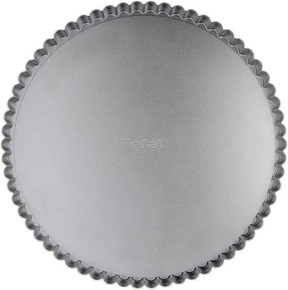 Tefal Delibake Tart Pan 28cm Carbon Steel Serving Base