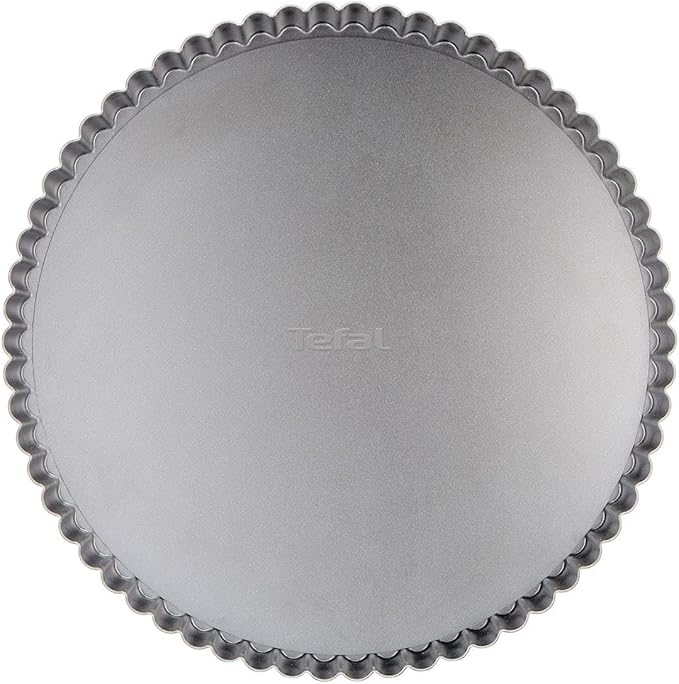 Tefal Delibake Tart Pan 28cm Carbon Steel Serving Base
