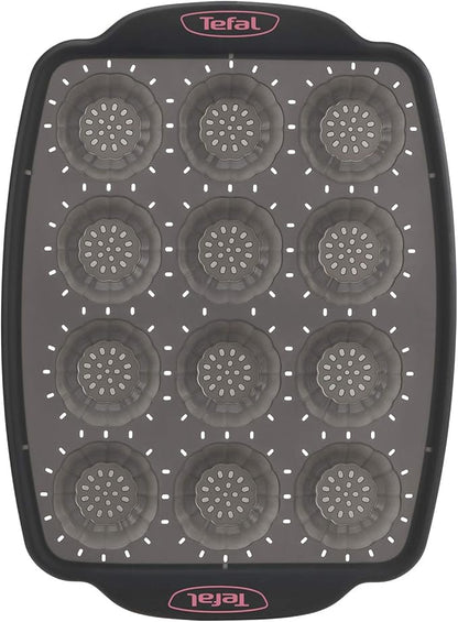 Tefal Crispybake 18-Hole Silicone Mini Fluted Mould