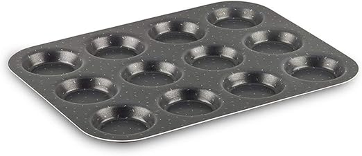 Tefal Perfect Bake Muffin Tray 12 Holes Recycled Aluminum