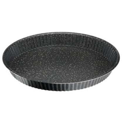 Tefal Black Stone Non-Stick Fluted Tart Tin 27cm