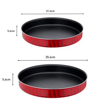 Tefal Tempo Flame Kebbe Dish Set 2PC (30/34cm)