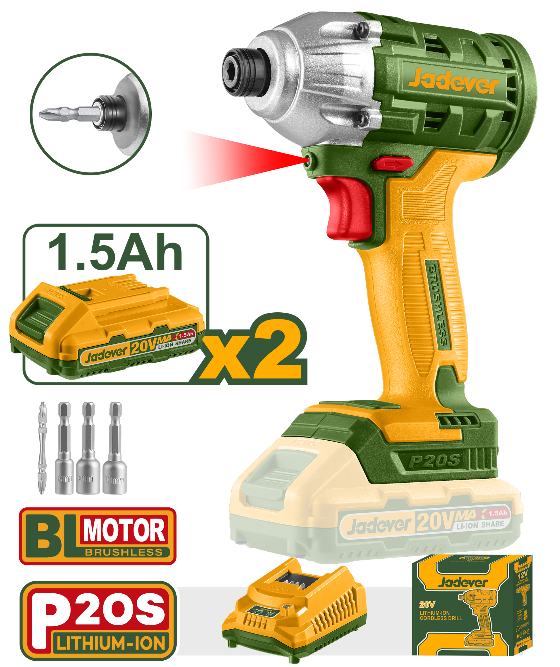 Aiteng Digital Wireless Doorbell Battery Receiver