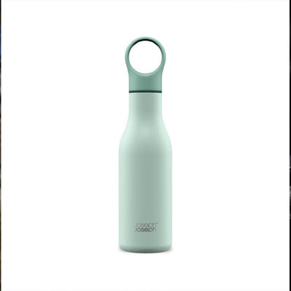 Joseph Joseph Loop Vacuum Water Bottle 500ml Green 12/24H